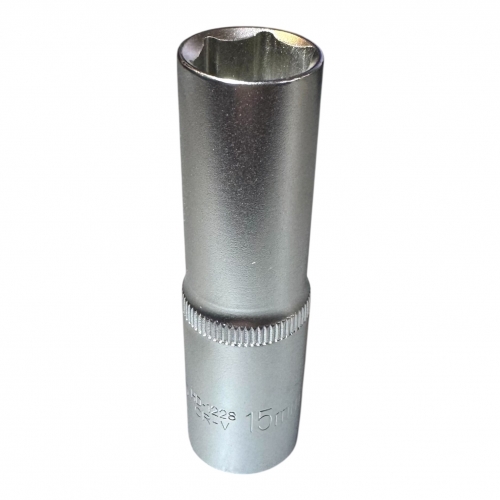 Головка торцевая 1/2" 6гр. 15мм L76мм CrV HD-1228