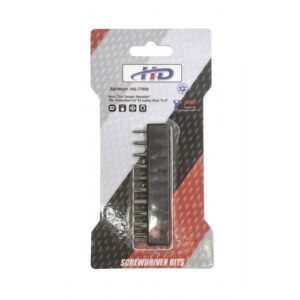 Биты "Torx Tamper Resistant" TR6-TR40x25мм 1/4" S2 (набор 10пр) HD-77909