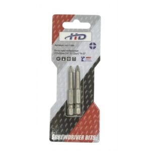 Биты крестообразные PZ1х50мм 1/4" S2 (2шт) HD-77885