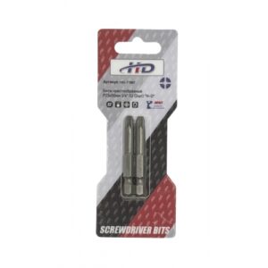 Биты крестообразные PZ3х50мм 1/4" S2 (2шт) HD-77887