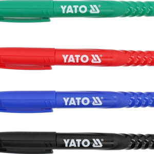 Маркеры технические, 4 шт, черный-зеленый-красный-синий Yato YT-69304