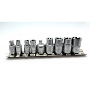 Головки TORX 1/4" E5-8, 3/8" Е10-16 (набор 9шт) HD-0520