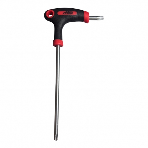 Ключ TORX c T-образной ручкой T20 16х50х100мм с отверстием, CrV HD-05605