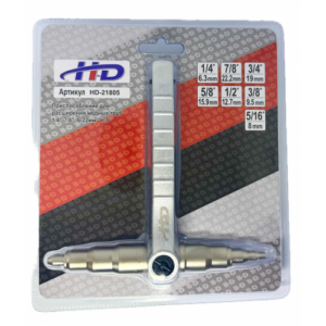 Приспособление для расширения медных труб 1/4"-7/8", 6-22мм HD-21805