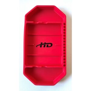 Лоток силиконовый для деталей 142х270х25 мм, цвет красный HD-083140R
