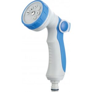 Пистолет-распылитель для полива регулируемый 8 функций Plastic, TPR coated HD-G1318