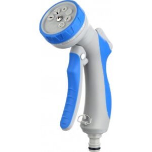 Пистолет-распылитель для полива регулируемый 8 функций Plastic, TPR coated HD-G1320