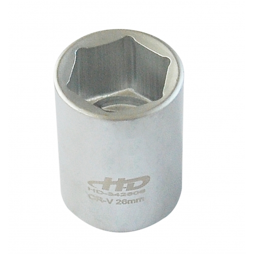 Головка торцевая 3/4" 6гр. 26мм L50мм CrV HD-342606