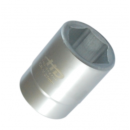 Головка торцевая 3/4" 6гр. 27мм L50мм CrV HD-342706