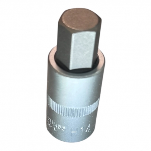 Головка 1/2" с насадкой HEX 14 мм, длина 55 мм HD-12H1455