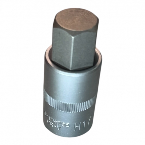 Головка 1/2" с насадкой HEX 17 мм, длина 55 мм HD-12H1755