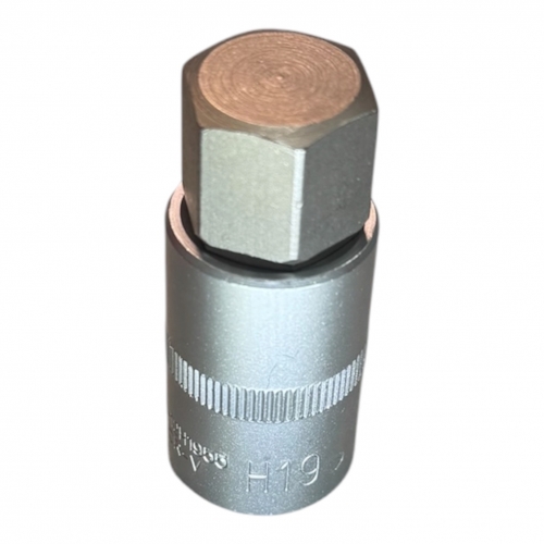 Головка 1/2" с насадкой HEX 19 мм, длина 55 мм HD-12H1955