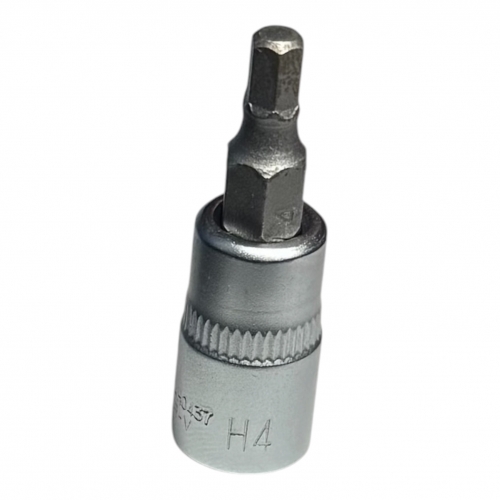 Головка 1/4" с насадкой HEX 4 мм, длина 37 мм HD-14H0437